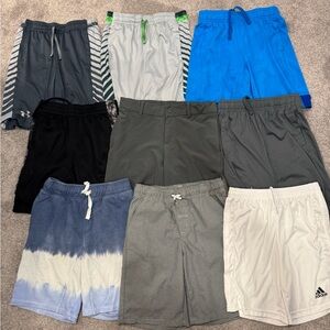 Boys Sports Shorts variety bundle size medium